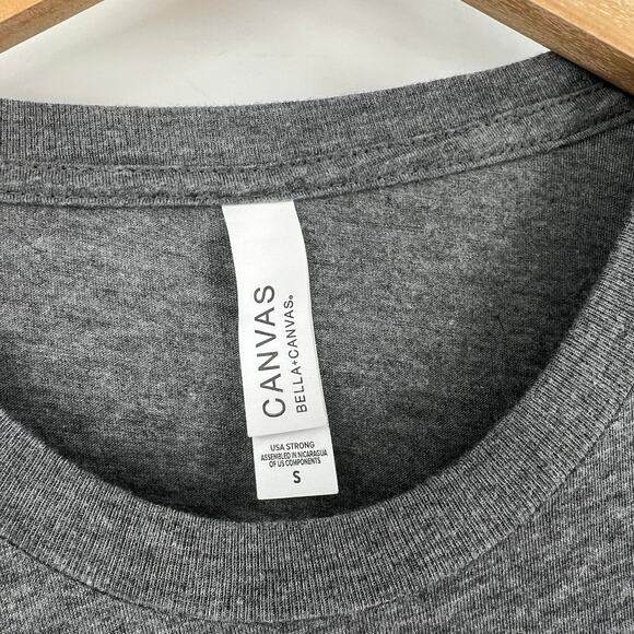 Thrifty Lady Retro Graphic Tee Gray T-Shirt Women’s Small - Picture 3 of 4